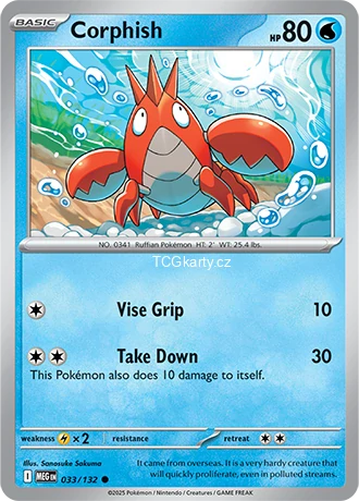 Corphish - Reverse Holo