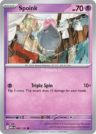 Spoink - Reverse Holo