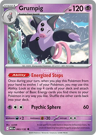 Grumpig - Reverse Holo