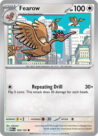 Fearow - Reverse Holo