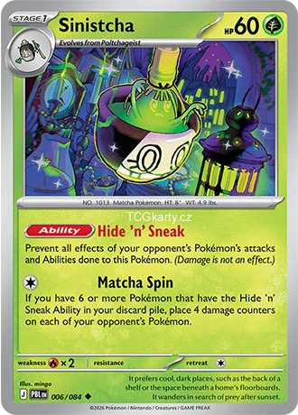 Sinistcha - Reverse Holo