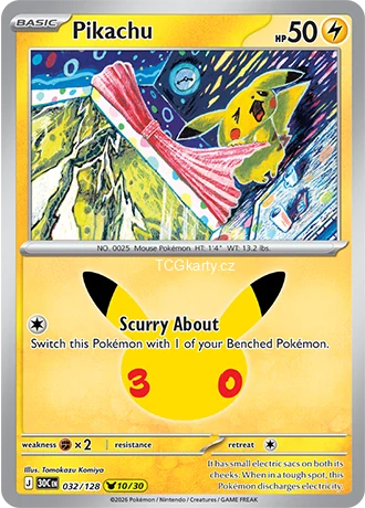 Pikachu - Rare Holo