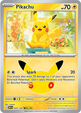 Pikachu - Rare Holo