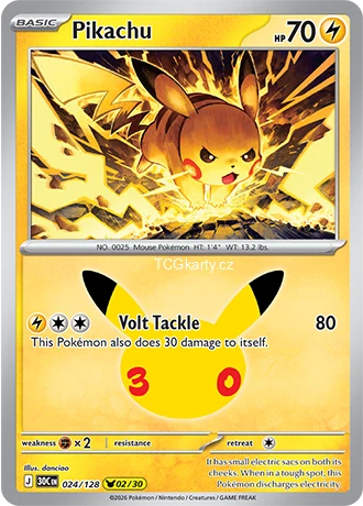 Pikachu - Rare Holo
