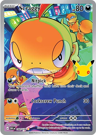Scraggy - Illustration rare