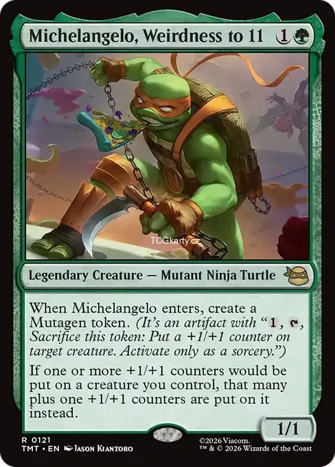 Michelangelo, Weirdness to 11