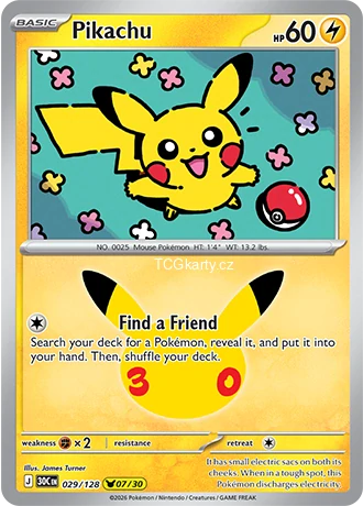 Pikachu - Rare Holo