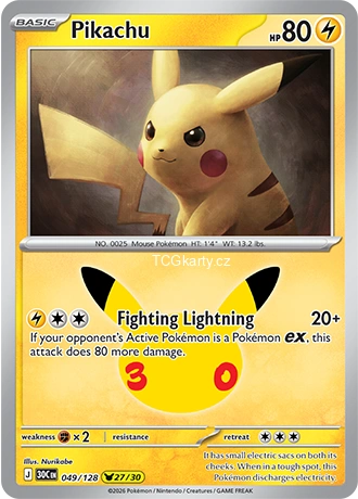 Pikachu - Rare Holo