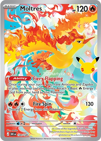 Moltres - Illustration rare