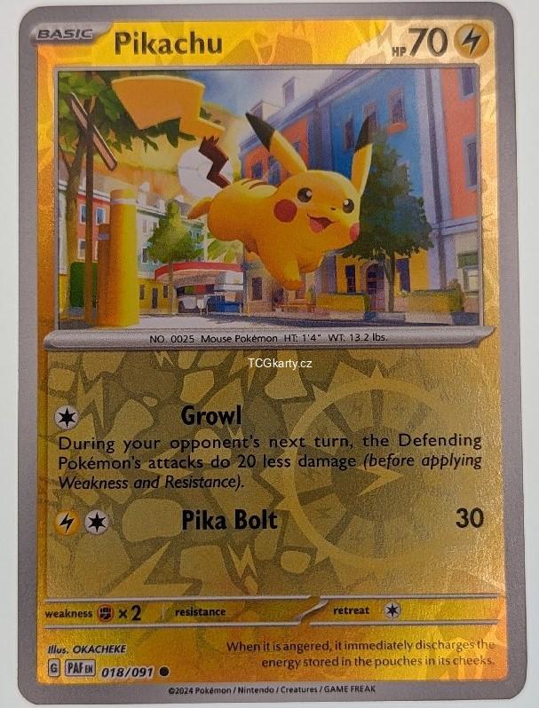 Pikachu Paf - Reverse Holo