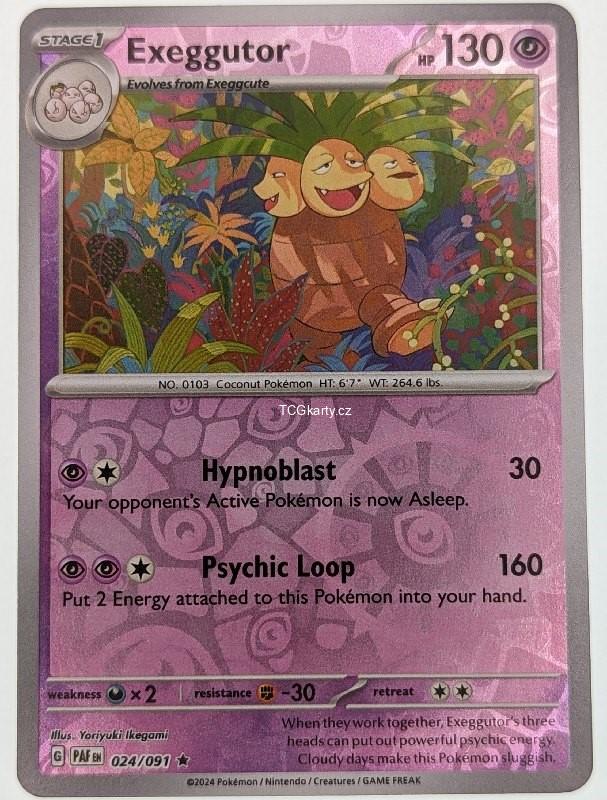 Exeggutor Paf - Reverse Holo