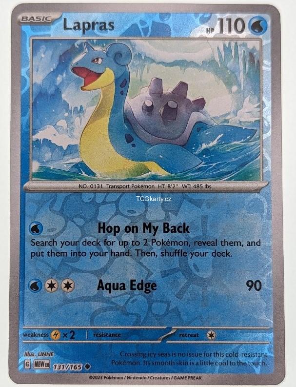 Lapras 151 - Reverse holo