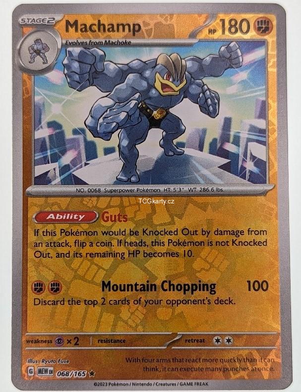 Machamp 151 - Reverse holo