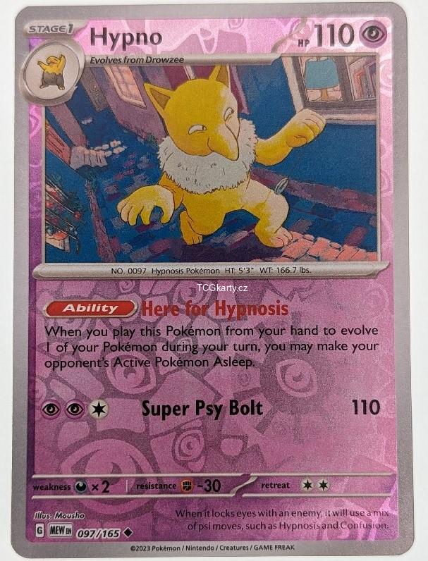 Hypno 151 - Reverse Holo