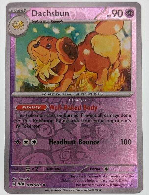 Dachsbun Paf - Reverse Holo