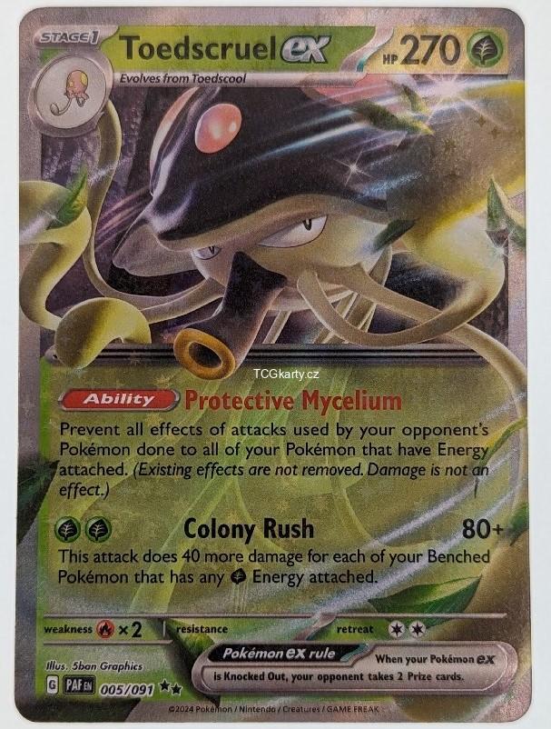 Toedscruel Ex Paf - Reverse Holo