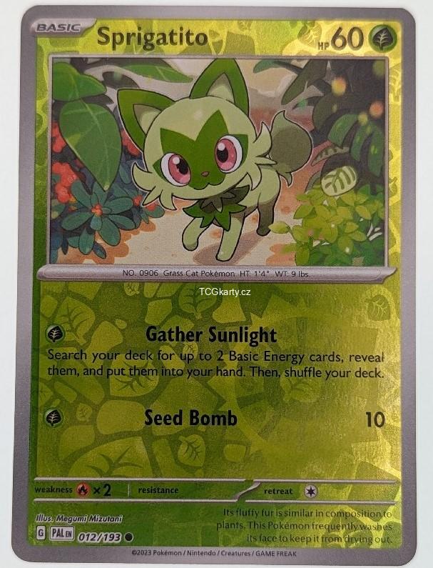 Sprigatito Pal - Reverse Holo