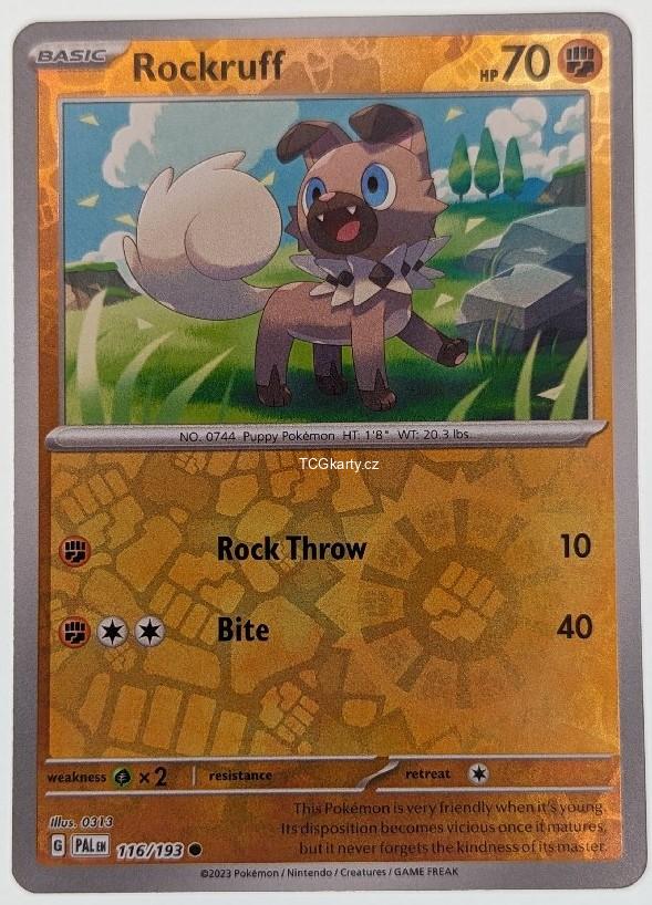 Rockruff Pal - Reverse Holo