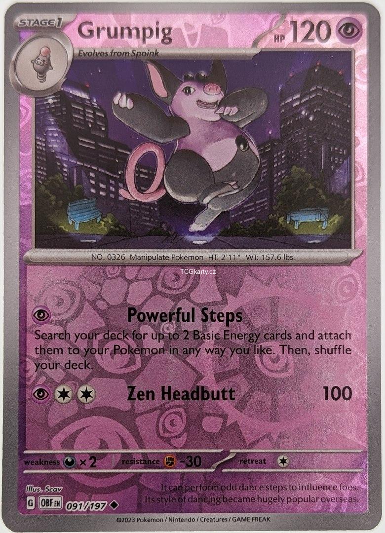 Grumpig Obf - Reverse Holo