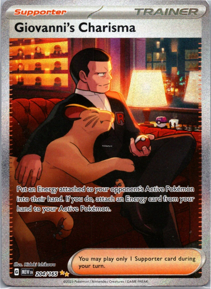 Giovanni´s Charisma 151 - Special Illustration Rare