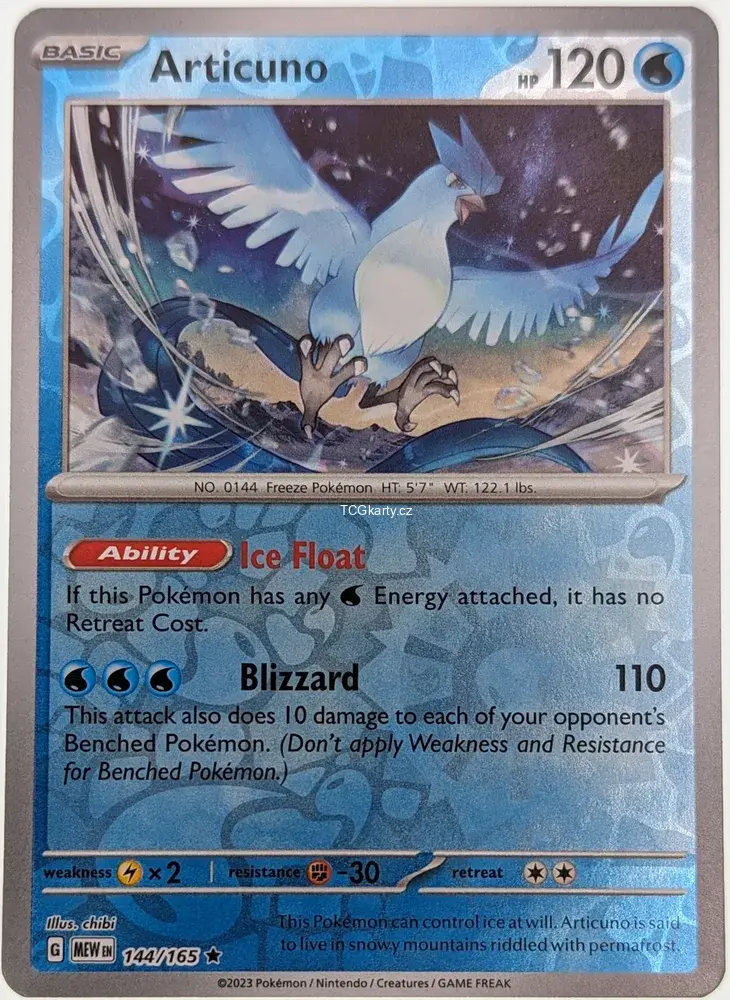 Articuno 151 - Reverse Holo