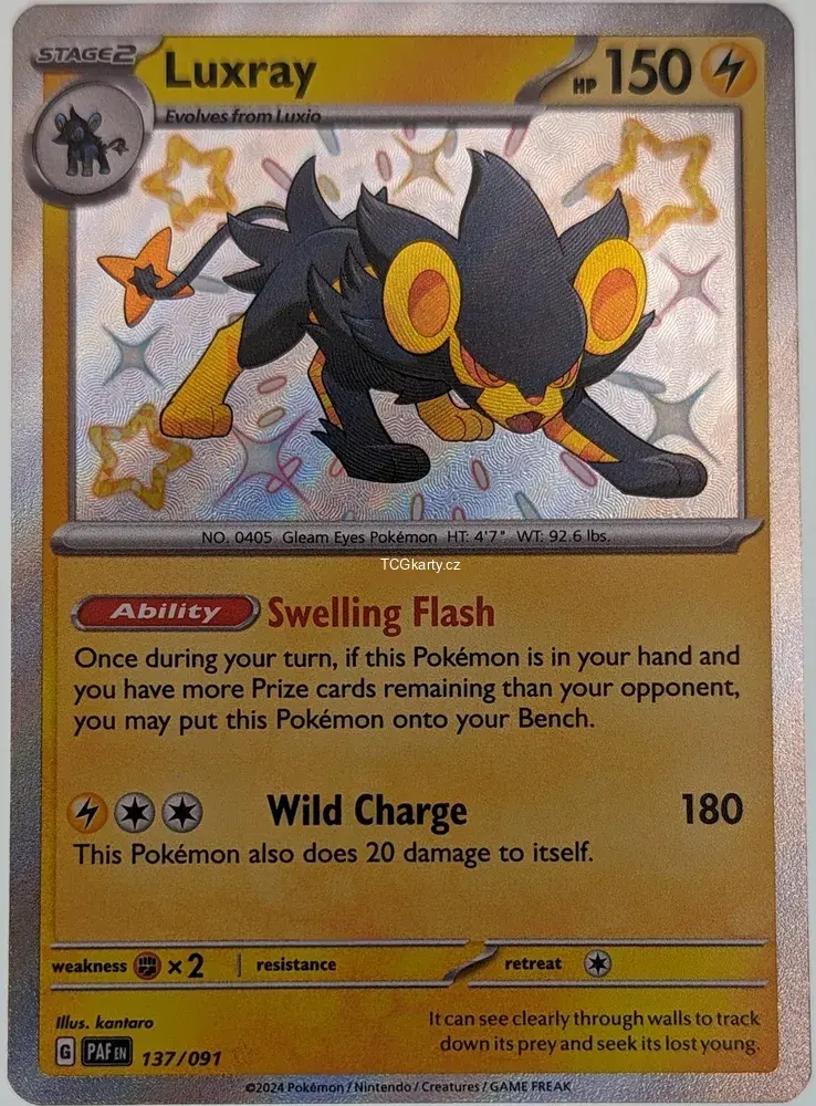 shiny luxray pokemon card 401 Games Canada - Luxray - 137/091 main image 0