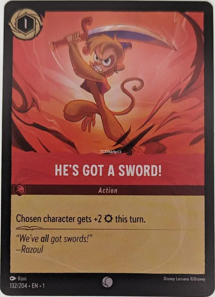 He's Got a Sword!