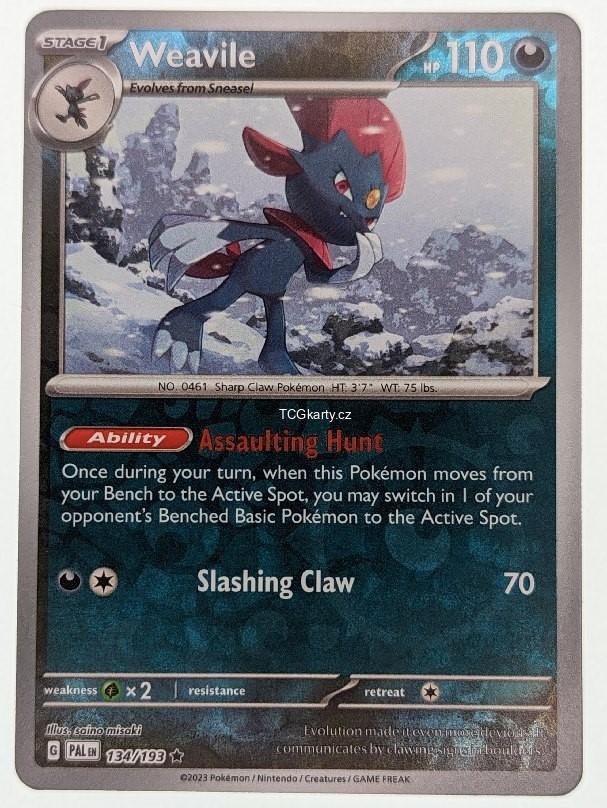 Weavile Pal - Reverse Holo