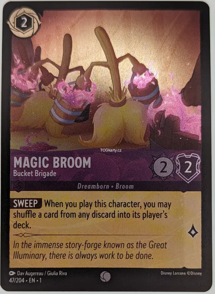 Magic Broom - Bucket Brigade - Foil