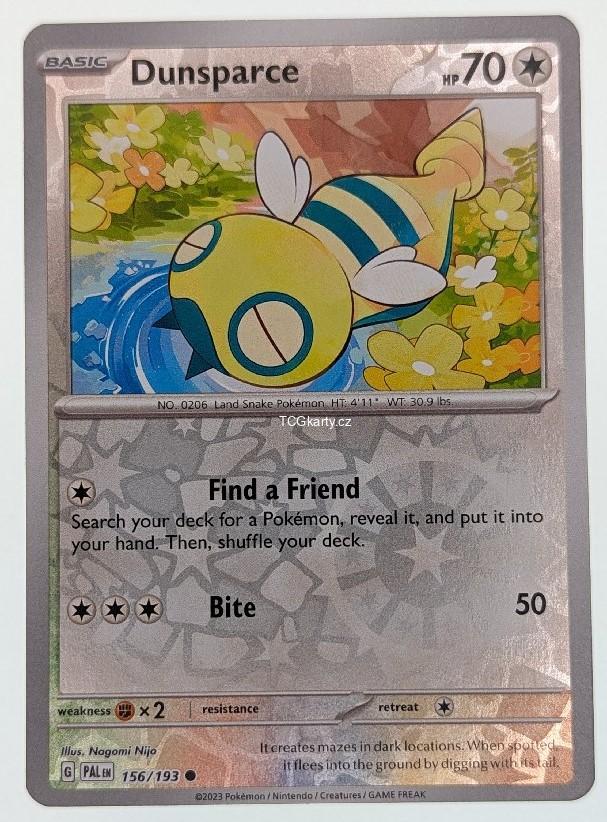 Dunsparce Pal - Reverse Holo