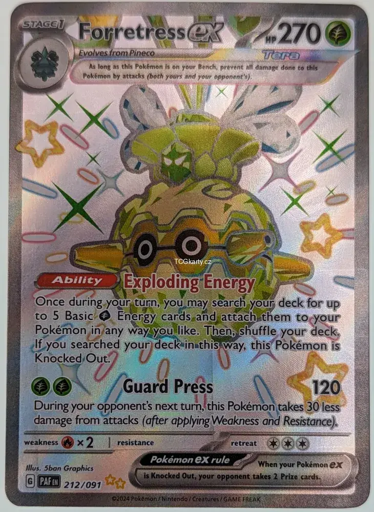 Forretress Ex Paf - Shiny Ultra Rare