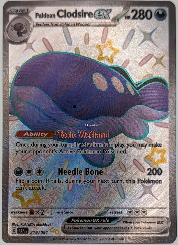 Clodsire Ex Paf - Shiny Ultra Rare