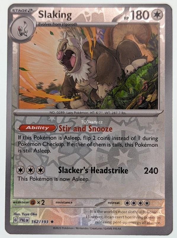 Slaking Pal - Reverse Holo