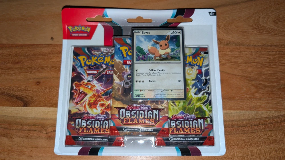 Pokémon TCG: SV03 Obsidian Flames - 3 Blister Booster