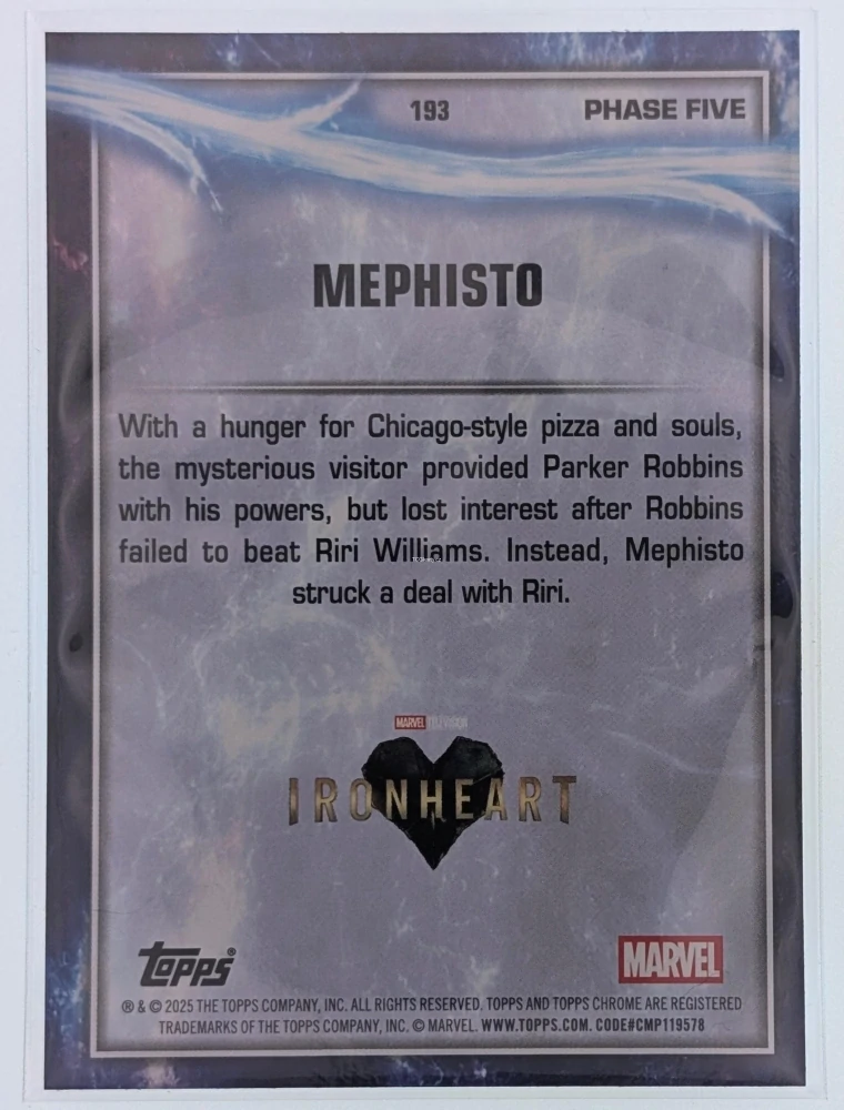 Mephisto [Sky Blue RayWave Refractor] #193