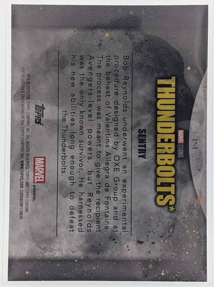 Thinderbolts - Sentry #t*-1