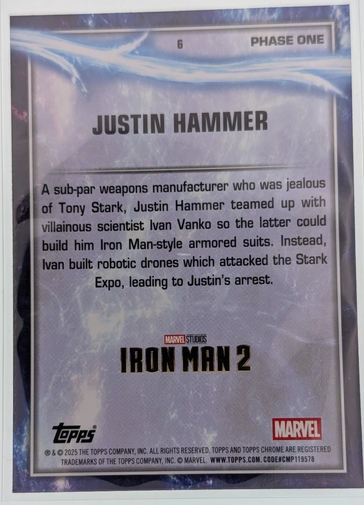 Justin Hammer #6
