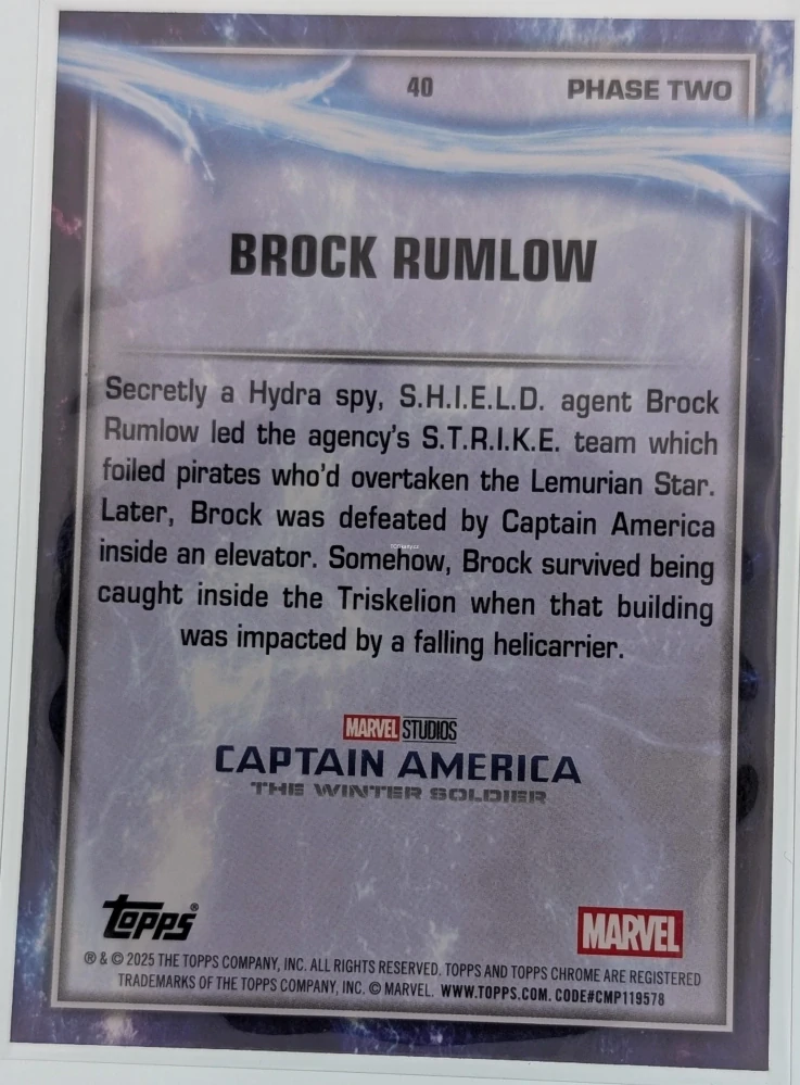Brock Rumlow #40
