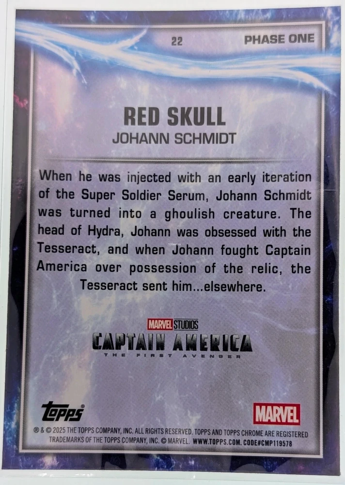 Red Skull Johann Schmidt #22