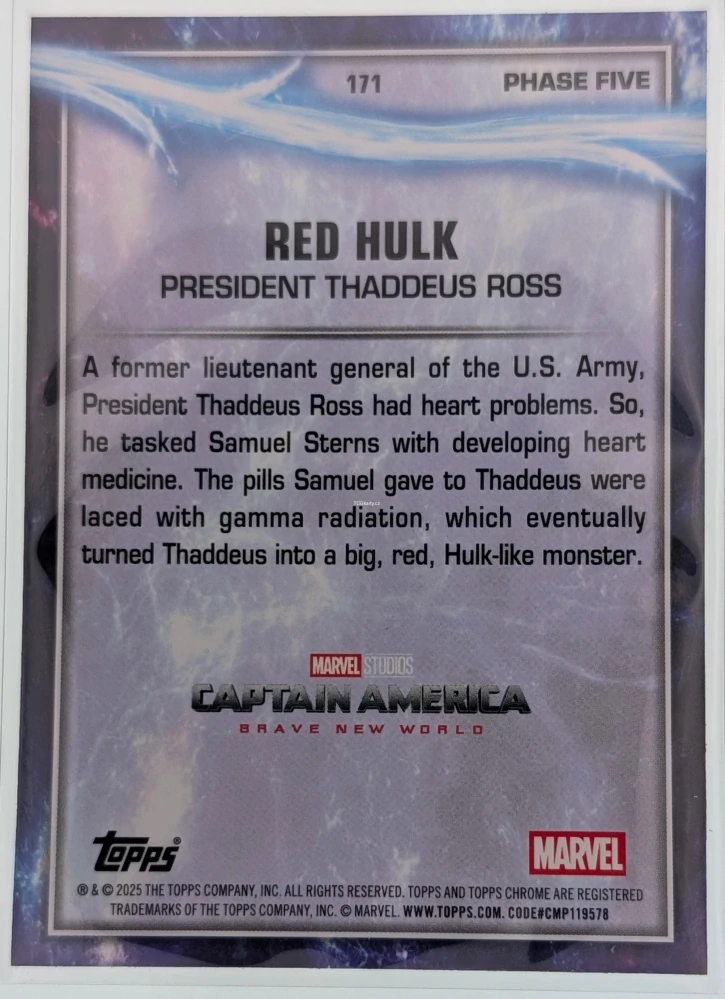 Red Hulk - Presindent Thaddeus Ross #171