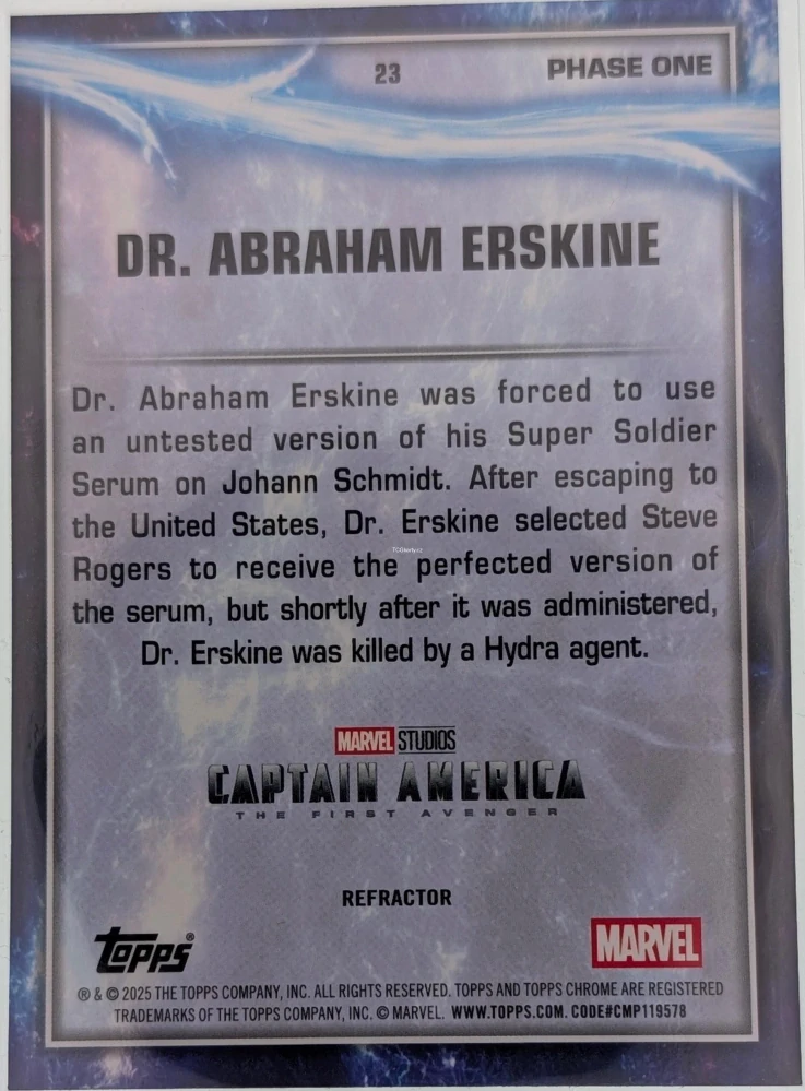 Dr. Abraham Erskine #23
