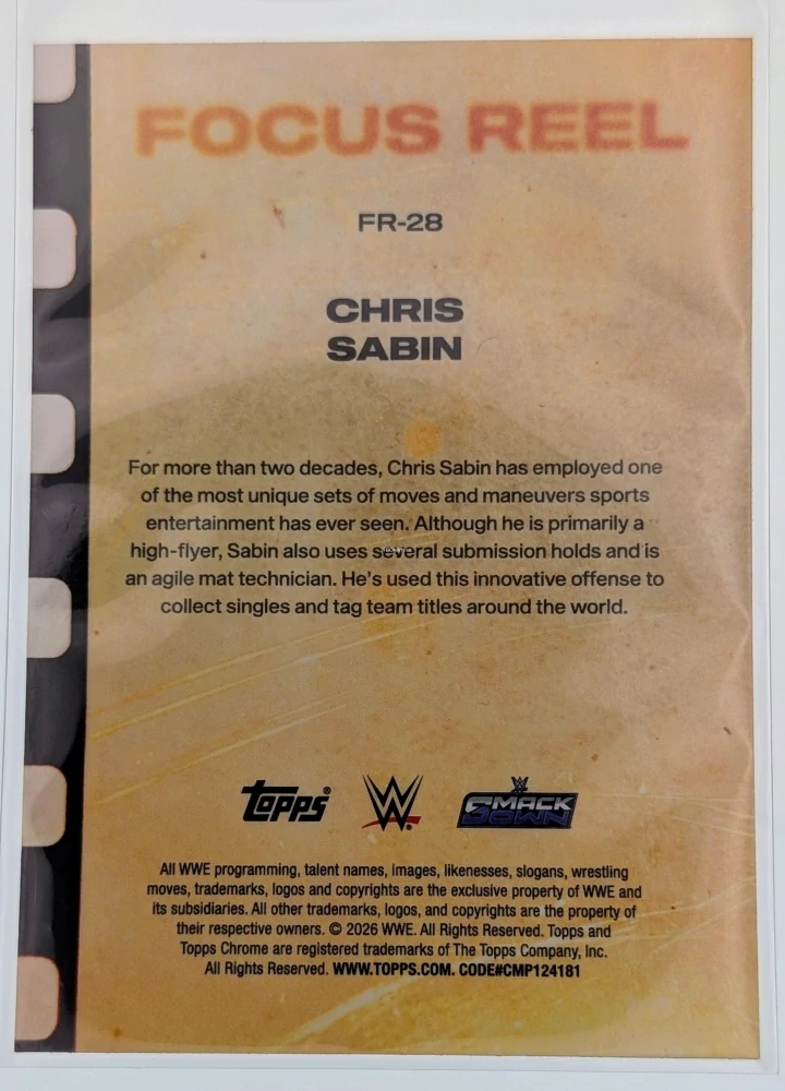Chris Sabin #FR-28