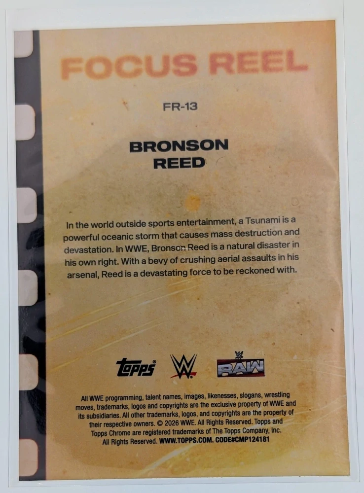 Bronson Reed #FR-13