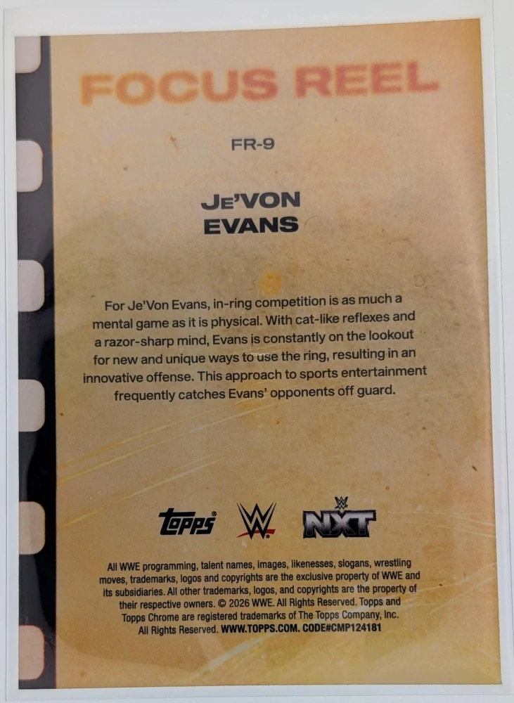 Je´Von Evans #FR-9