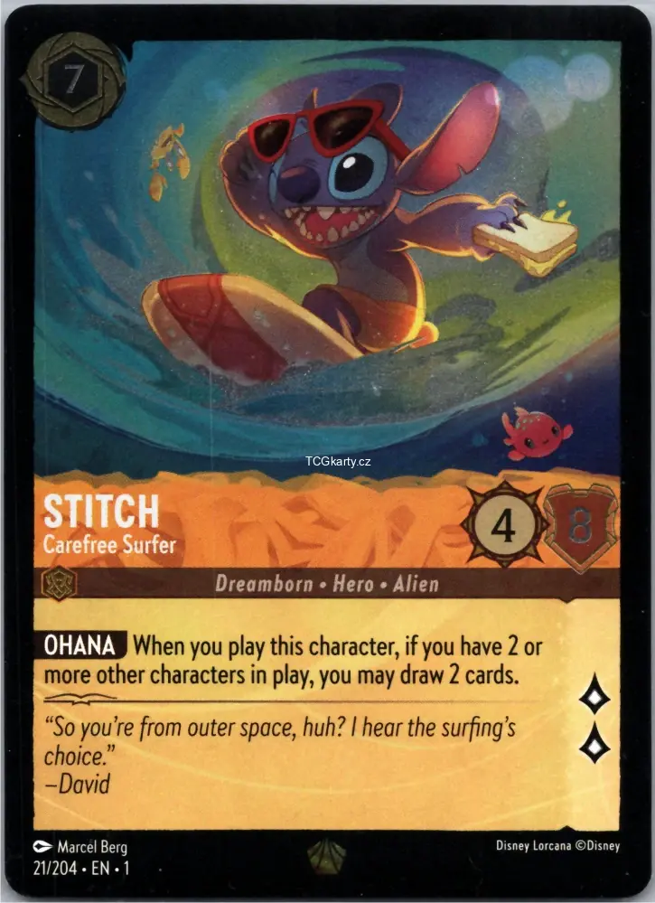 Stitch - Carefree Surfer (V.1) - Foil