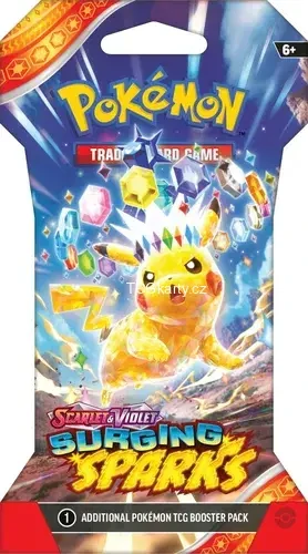 Pokémon TCG: SV08 Surging Sparks - 1 Blister Booster