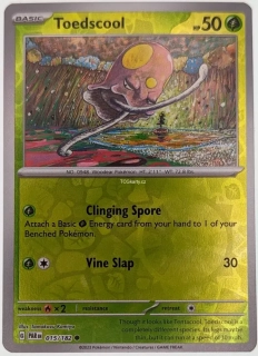 Toedscool Par - Reverse Holo