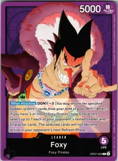 Foxy (OP07-059) (V.1) - Leader