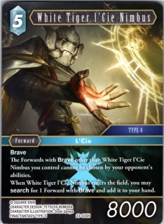 White Tiger l'Cie Nimbus (23-035) (V.1) - Rare