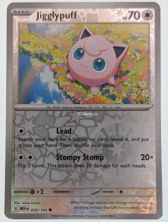 Jigglypuff 151 - Reverse Holo